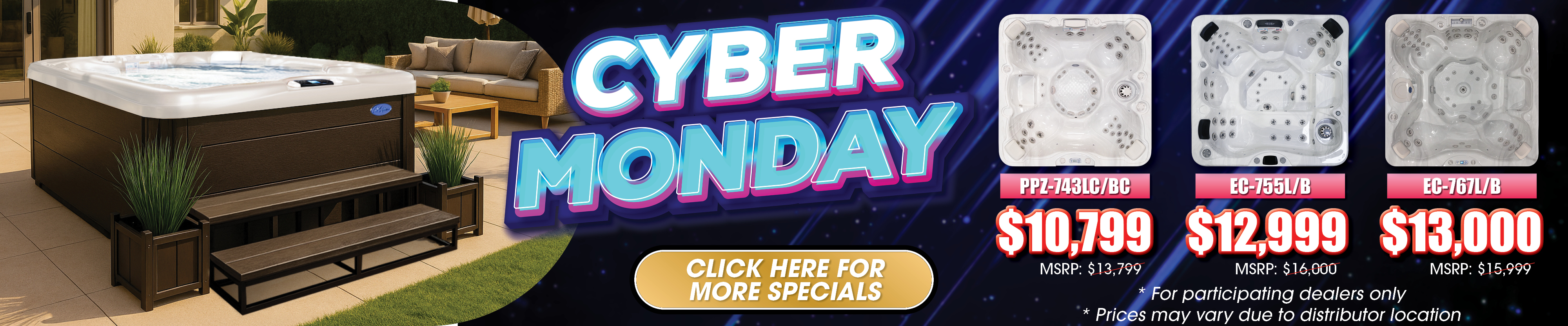 Calspas hot tub being used in a family setting - Alamogordo